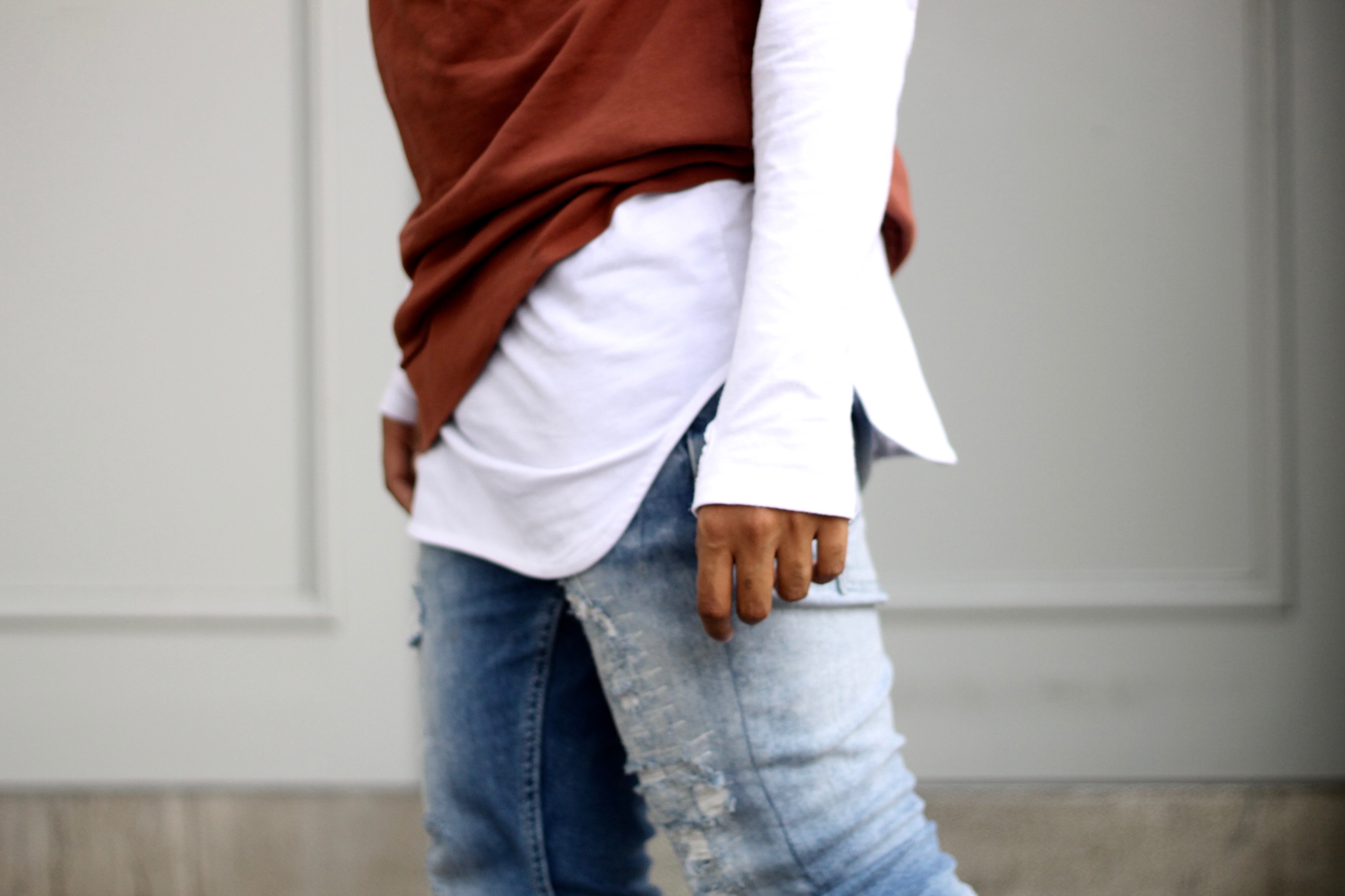 ENDOXIST - Menswear Blogger - Milan Fashion Week | Canadian Tuxedo - Street Style | Burgundy Leather