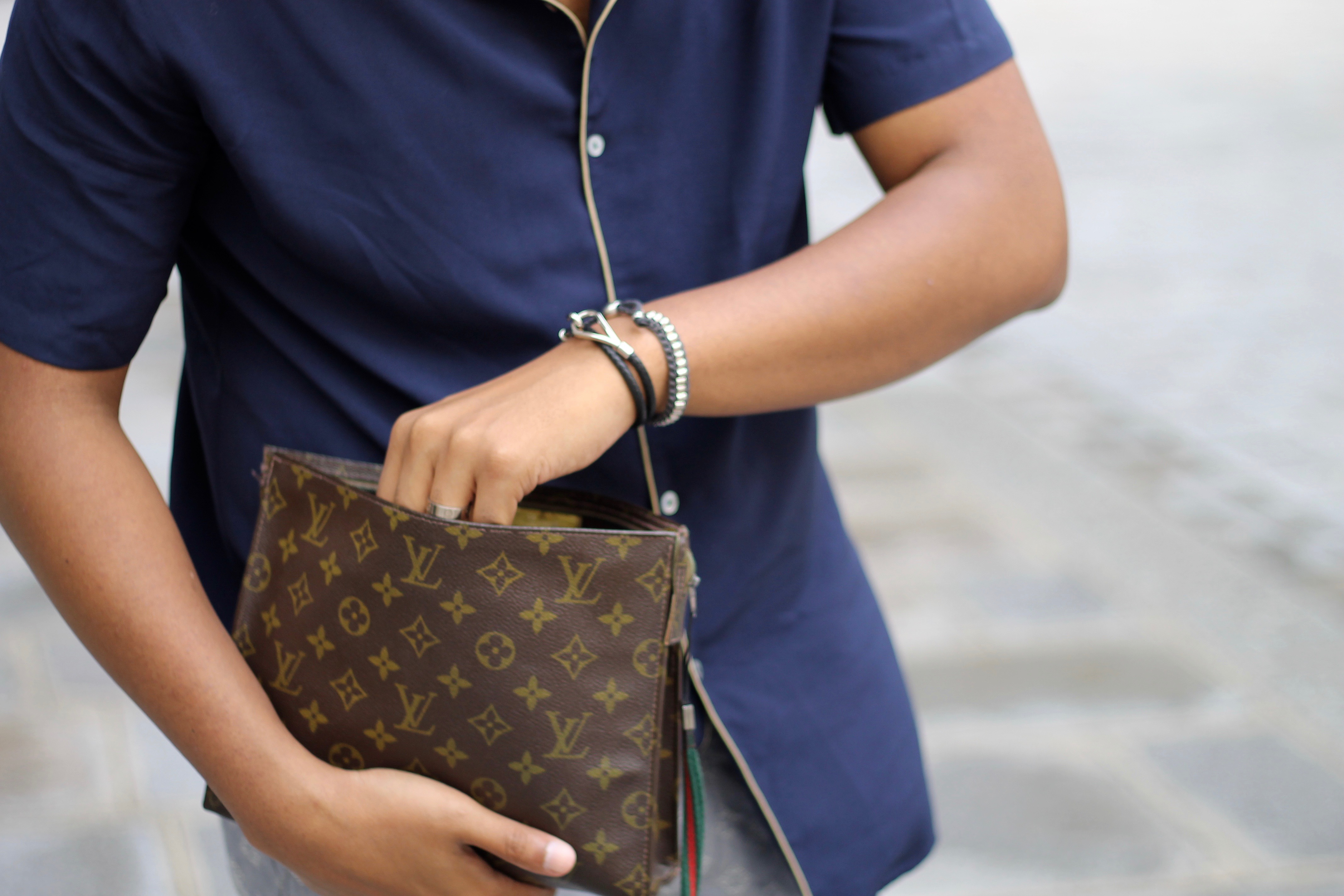 ENDOXIST - Menswear Blogger - Paris Fashion Week - LOUIS VUITTON - Pyjama Trend - Street Style