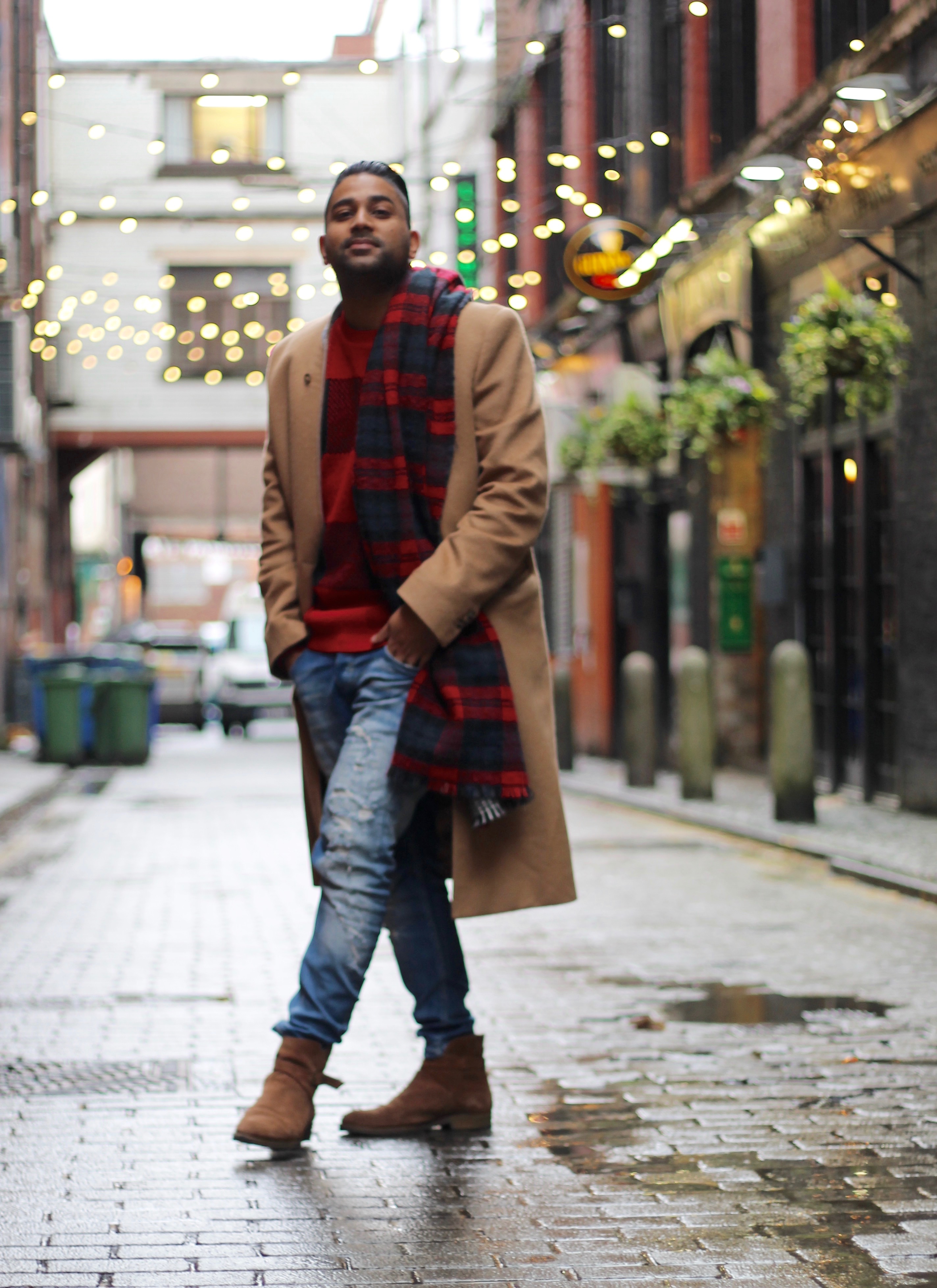 ENDOXIST - Menswear Blogger - Milan Fashion Week | Canadian Tuxedo - Street Style | Burgundy Leather