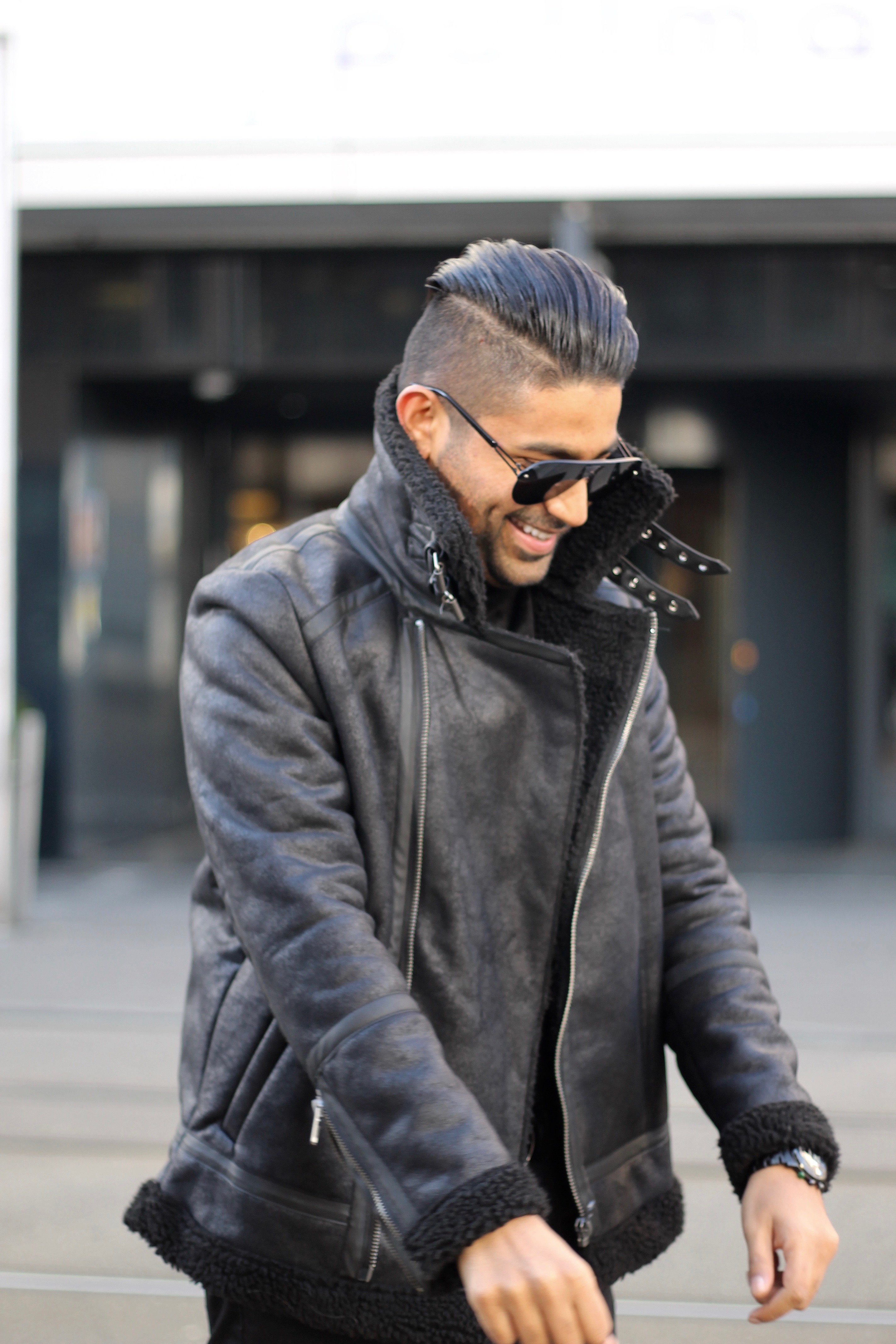ENDOXIST | Menswear Blogger | Street Style | Aviator Teddy Jacket | Switzerland