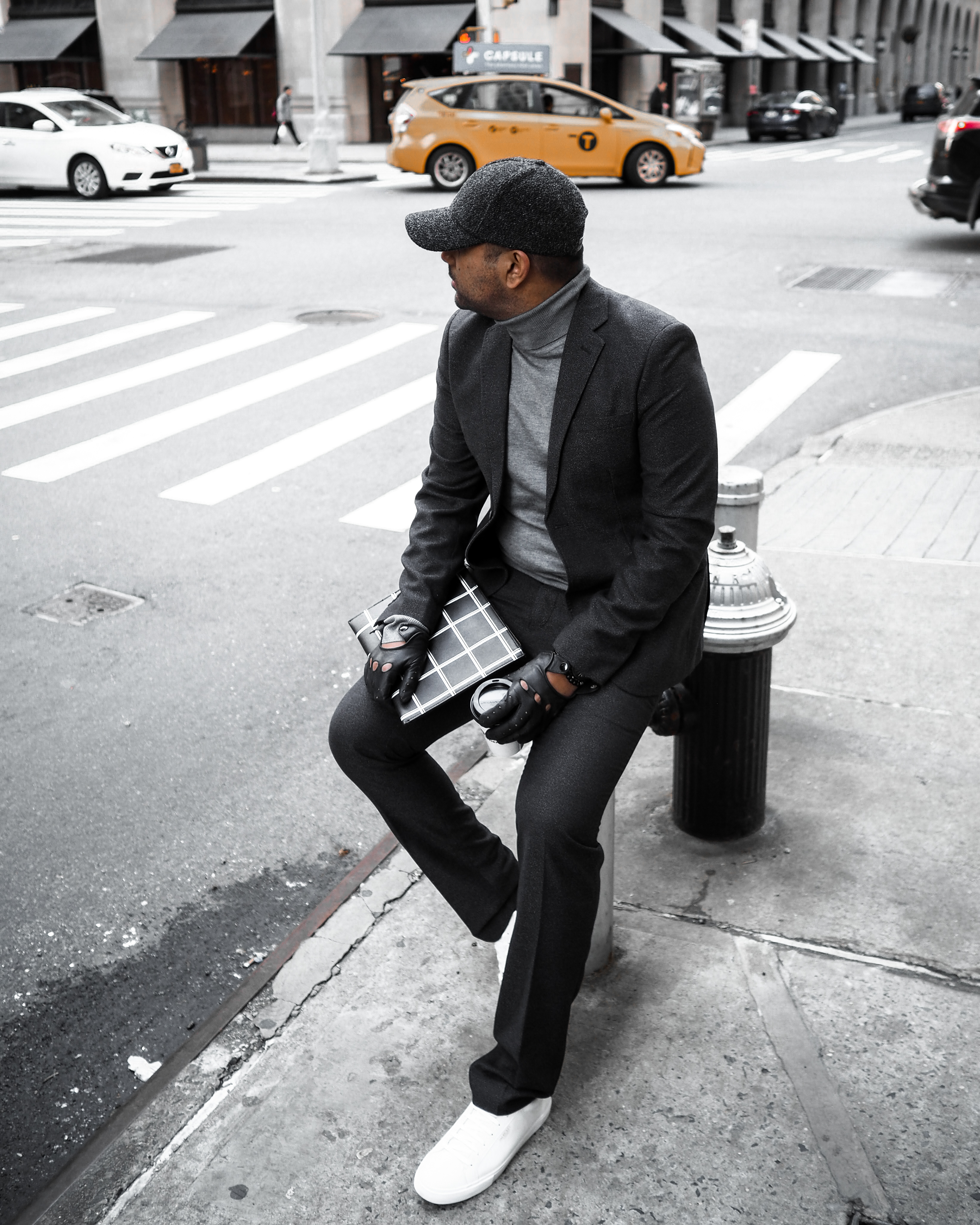 ENDOXIST | Street Style | New York | Manhattan Style | Suit & Sneakers | Luck Fate or Work | Menswear