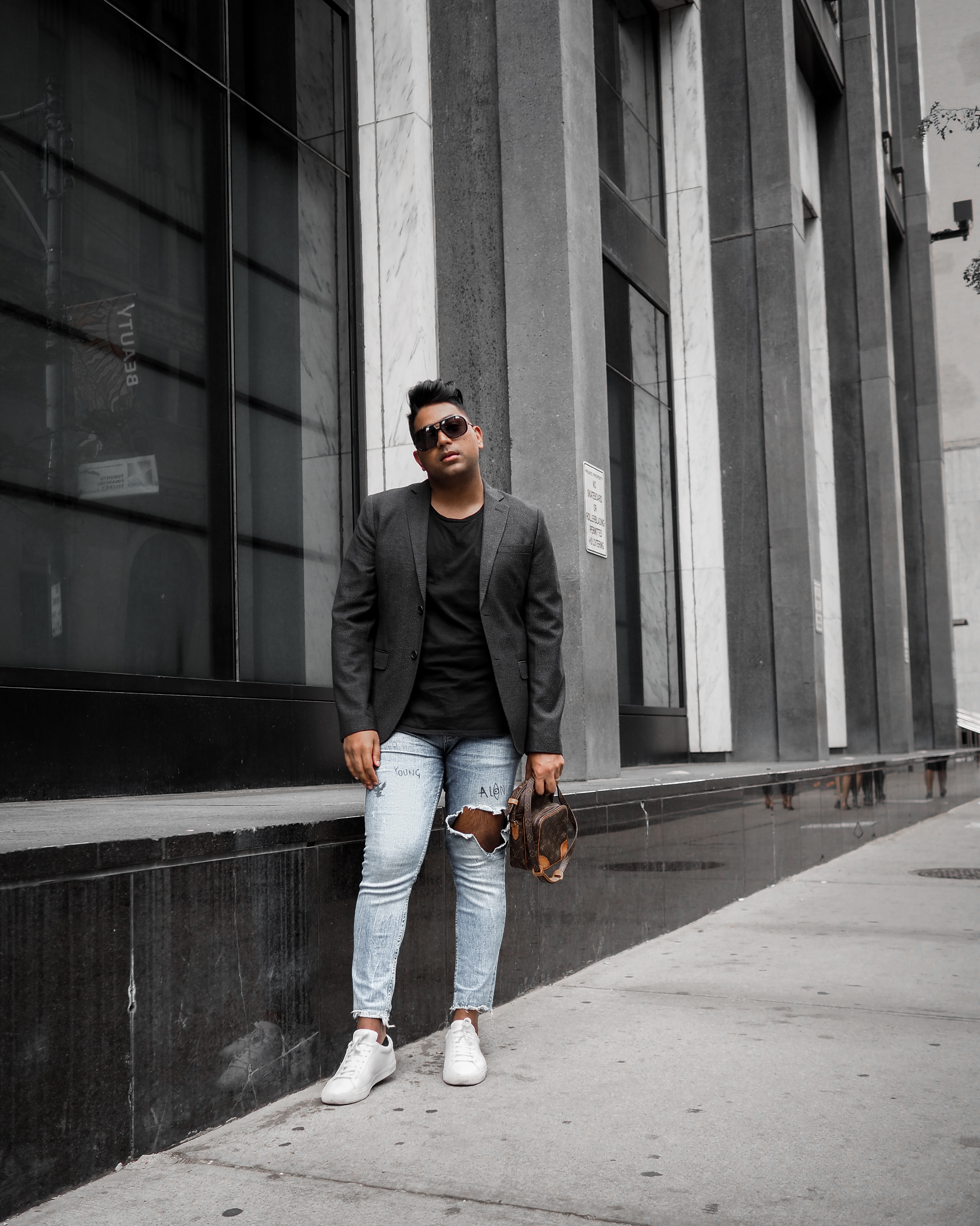 ENDOXIST | Louis Vuitton Messenger | Toronto Street Style | Problem With Canadians | Sneakers + Blazers