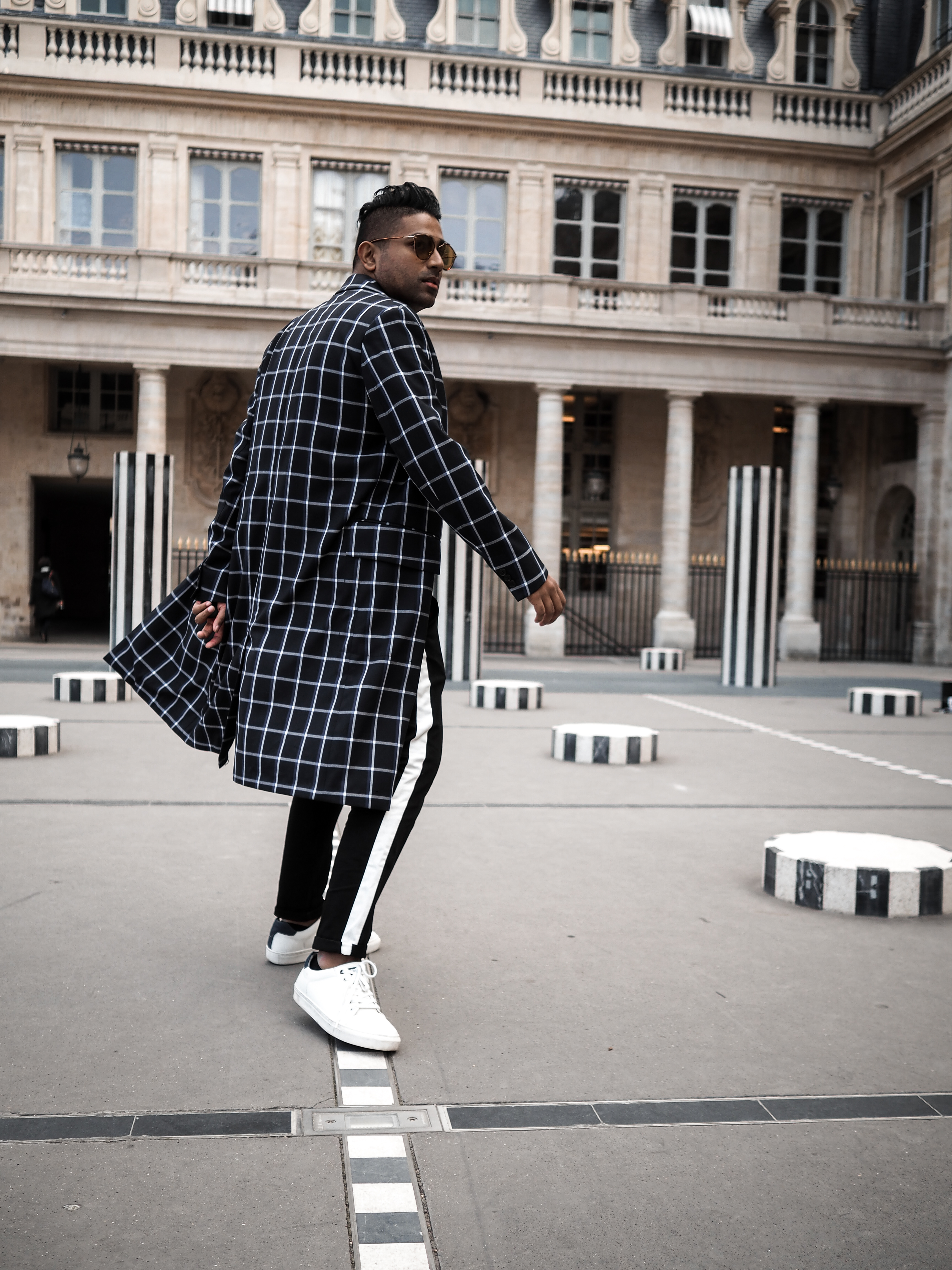 ENDOXIST | Paris Streetstyle | Dior SoReal Shades | Five Words That Describe Me | Checkered Coat