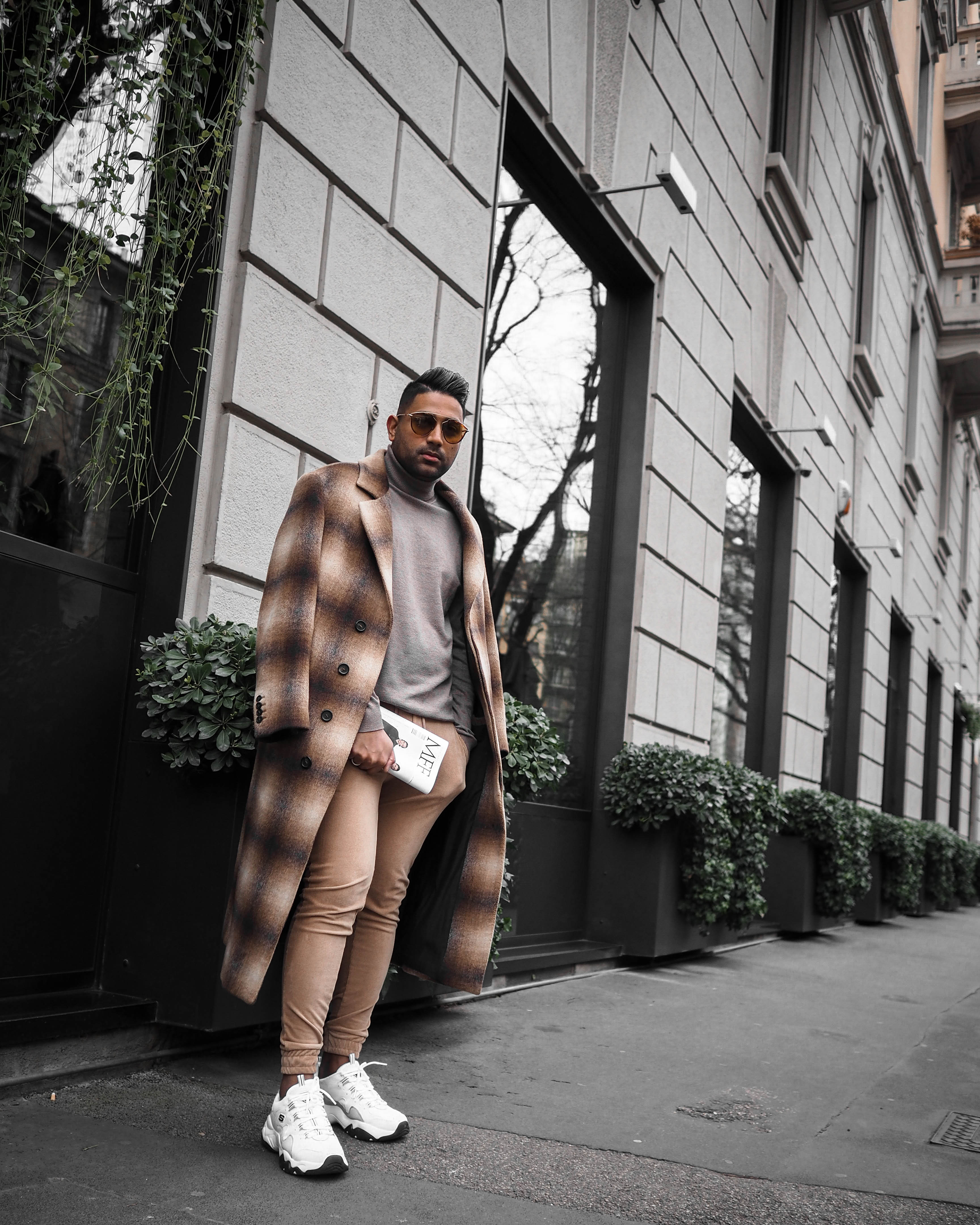 ENDOXIST | Milan Street Style | Mens Fashion | MFW | Another Season of Milan Fashion Week | Brown Coat