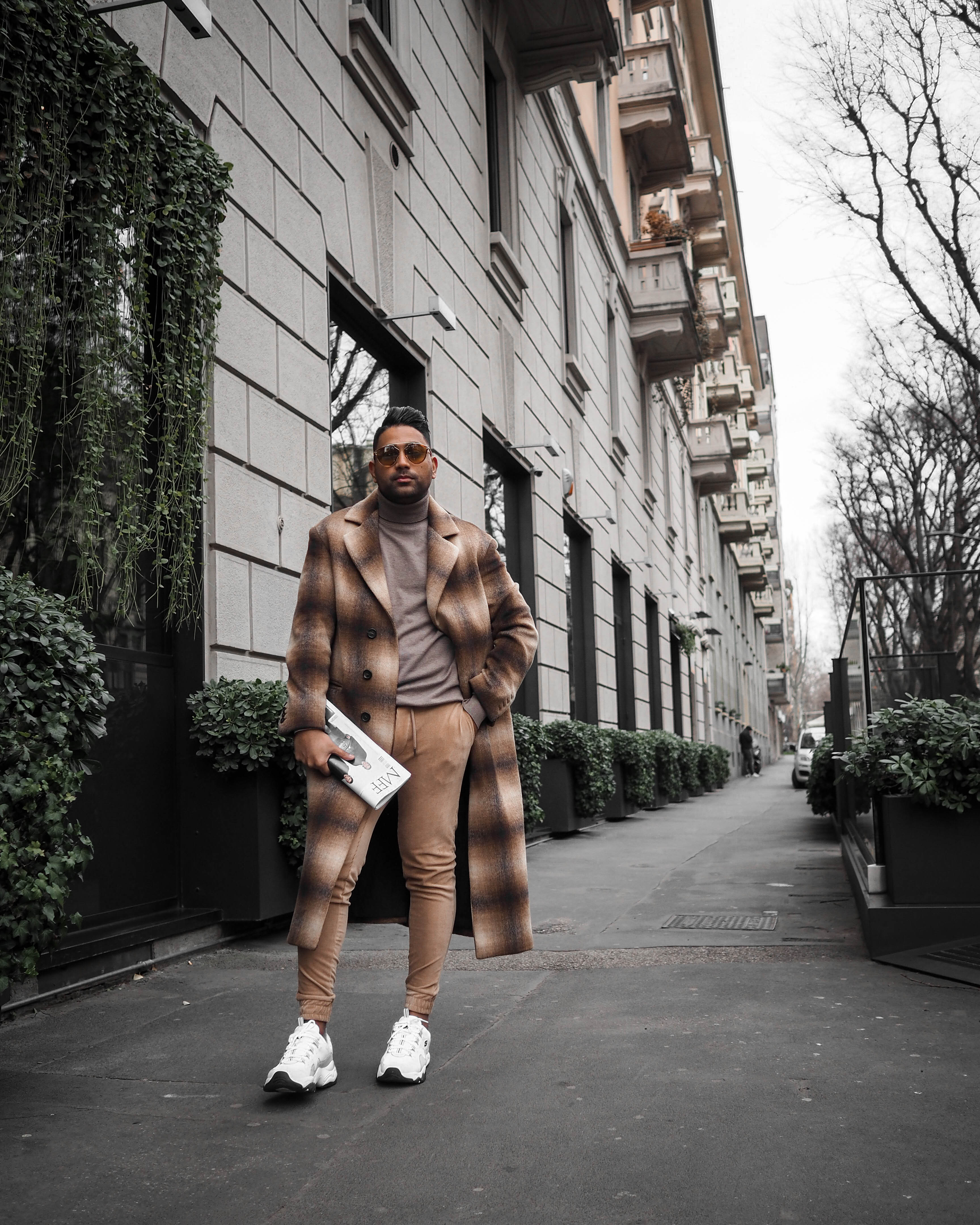 ENDOXIST | Milan Street Style | Mens Fashion | MFW | Another Season of Milan Fashion Week | Brown Coat