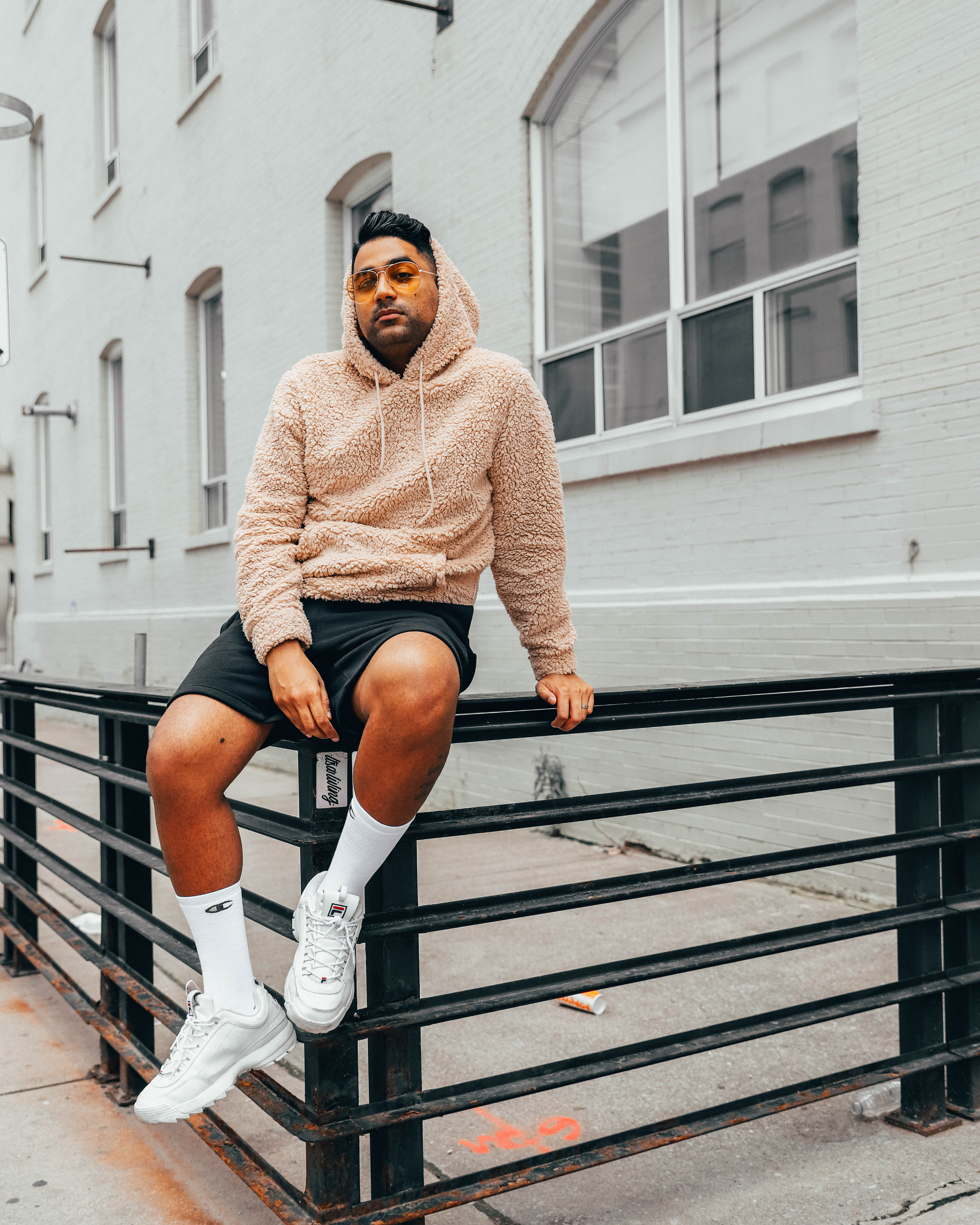 ENDOXIST | Downtown Toronto | Street Style | Teddy Hoody | Own Advice | Fila Disrupters 