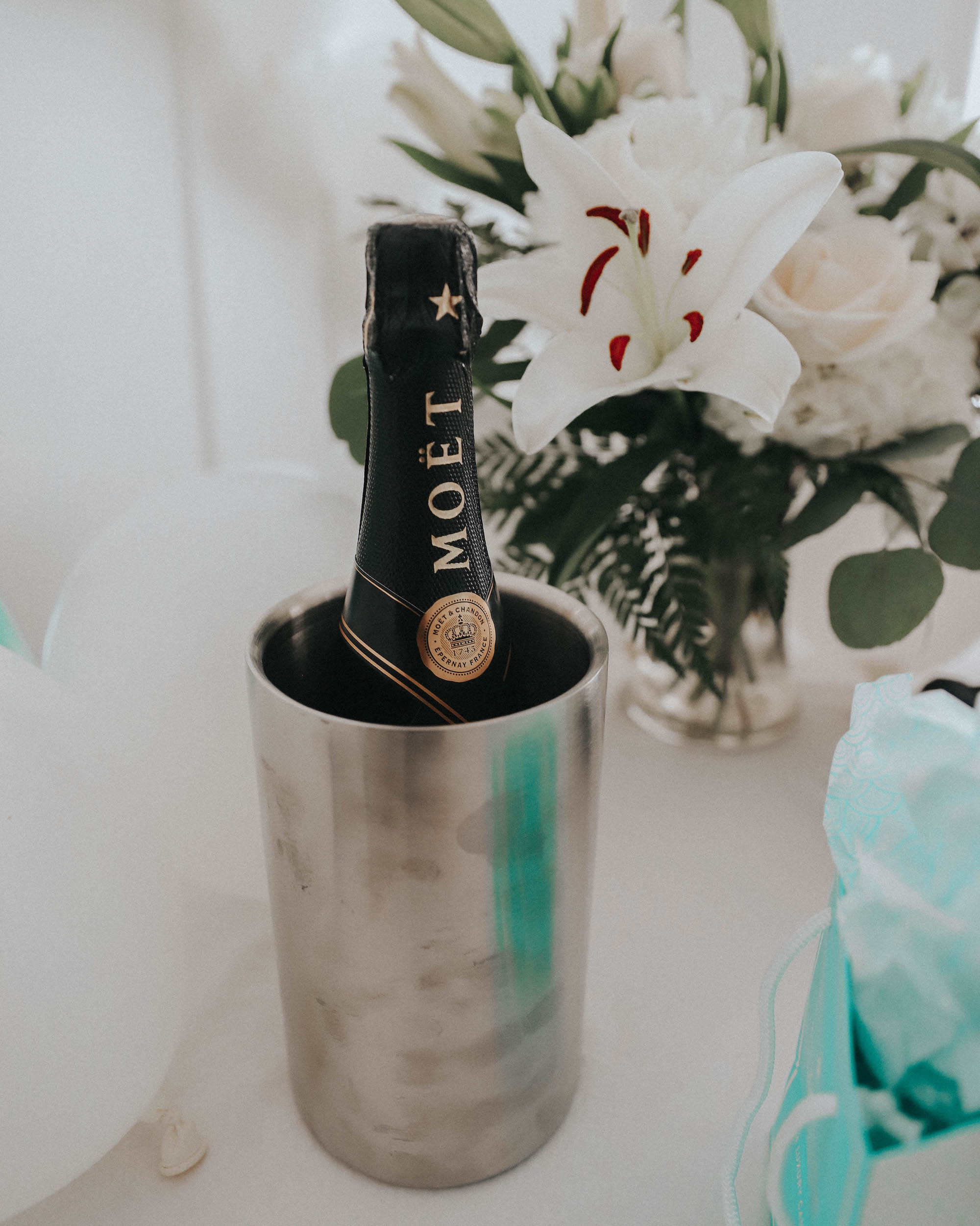 ENDOXIST | Modern Family | Postpartum Party | Luxury Parties | New Mom | Moet & Chandon Champagne